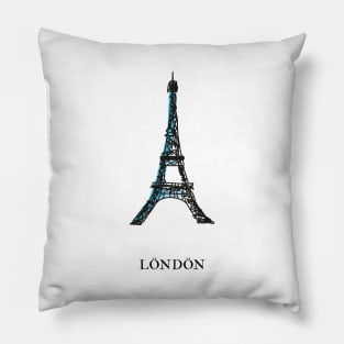 London Paris UK France Pillow