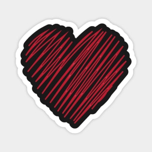 Red Heart Magnet