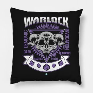 Warlock Tabletop Class Pen and Paper DnD Gift Pillow