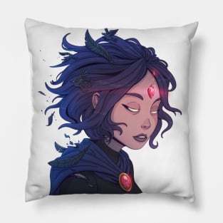 Raven Fan Art Pillow