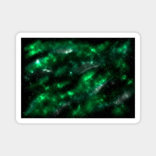 The Green Galaxy ART Magnet