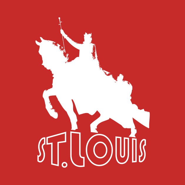 Saint Louis Statue - STL by BentonParkPrints