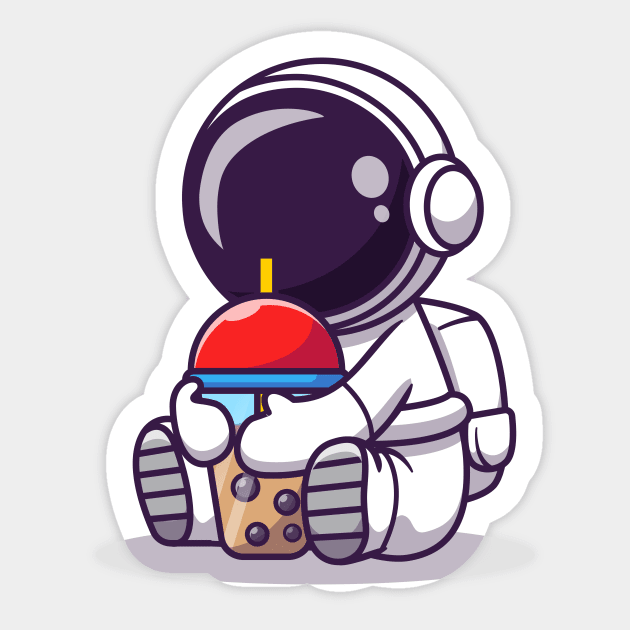 Astronaut Coffee - Bubble-free stickers