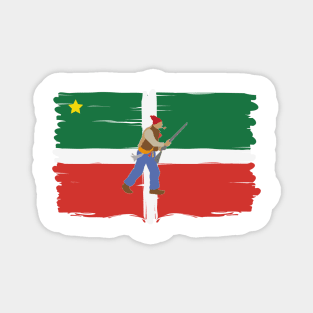 drapeau des patriotes Magnet