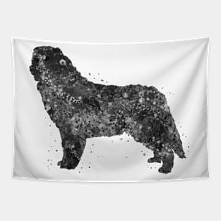 Bernese Mountain Dog black and white Tapestry