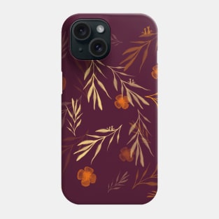 Autumn Floral pattern Phone Case