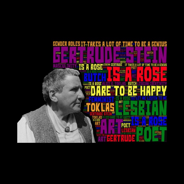 Gertrude Stein lesbian feminist icon by irresolute-drab