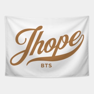 BTS Jhope Jung Hoseok name typography Morcaworks Tapestry