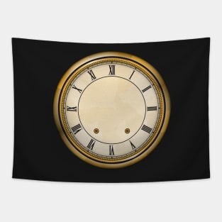 Antique clock with Roman numerals Tapestry