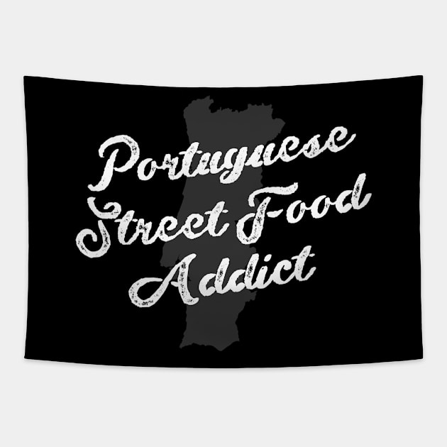 Portuguese Street Food Addict – Portugal Holidays Tapestry by BlueTodyArt