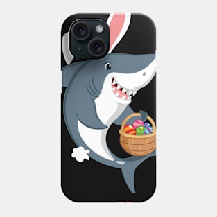 Bunny Shark Happy Easter Funny T-shirt Phone Case