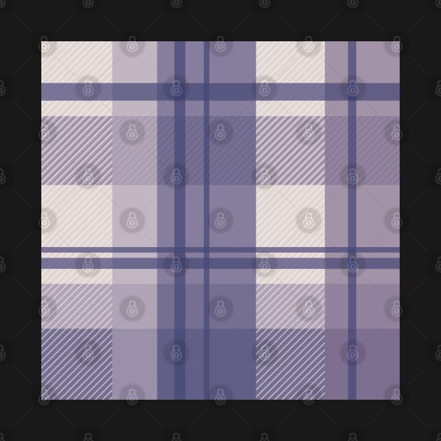 winter plaid in cool lavender and sand seamless pattern by nobelbunt