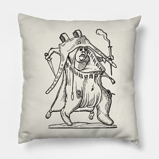 Grotesque #17 The Drolatic Dreams of Pantagruel (1565) Pillow