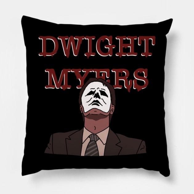 Dwight Schr… Myers Pillow by Weirdoll