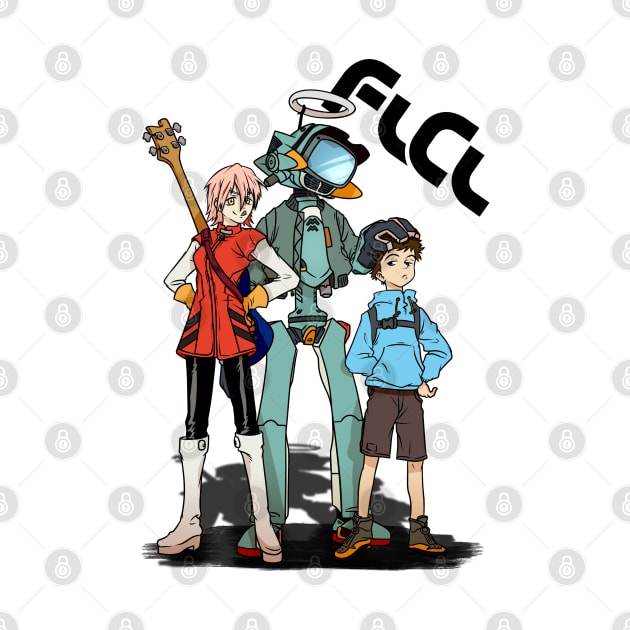 FLCL - The 3's by LucasBrenner