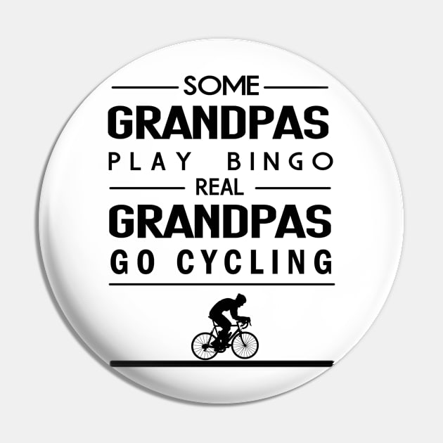 Grandpa Go Cycling Pin by attire zone