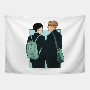 Nick and Charlie - heartstopper Tapestry