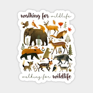 Walking For Wildlife Magnet