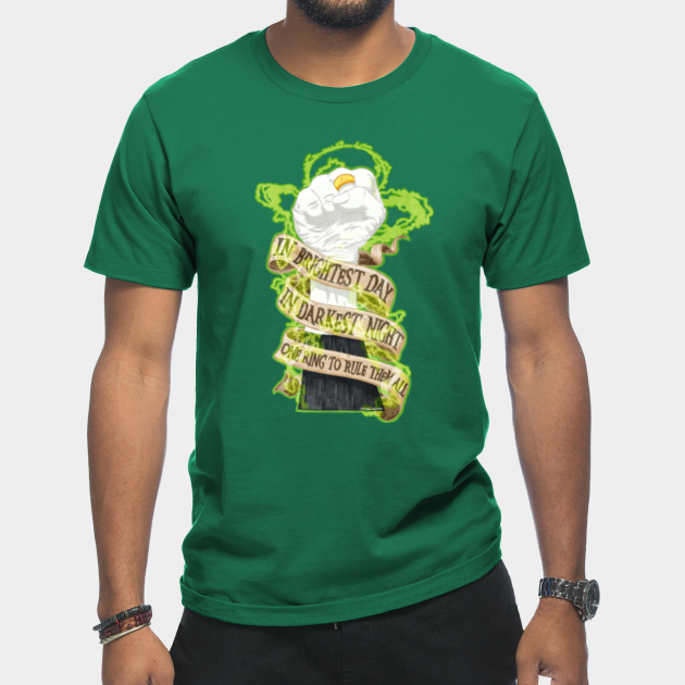 Discover One Green Ring - Lord Of The Rings - T-Shirt