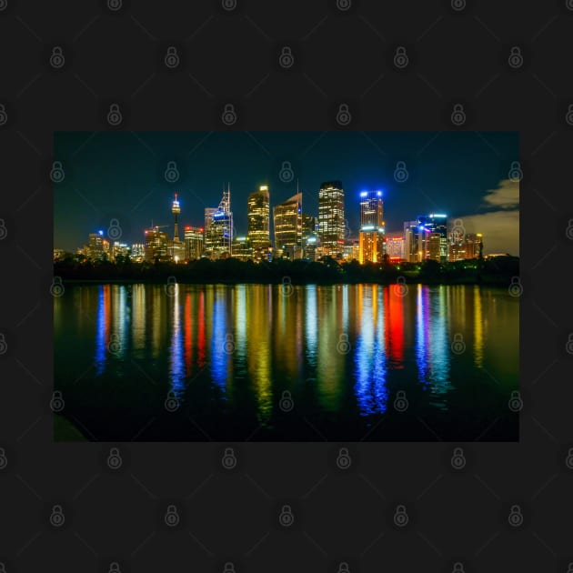 The City of Sydney at Night, Sydney, NSW, Australia by Upbeat Traveler