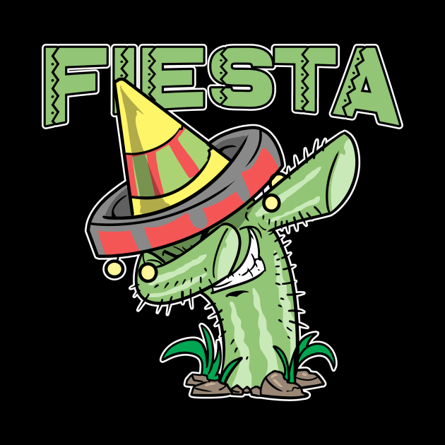 Dabbing Cactus Cinco De Mayo Sombrero by ModernMode