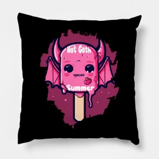 Hot Goth Summer Pillow