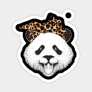 Whisker Wonderland Trendy Tee Showcasing the Adorableness of Pandas Magnet