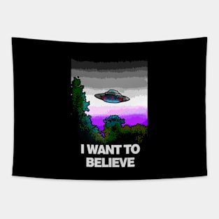 I WANT TO BELIEVE in ASEXUALITY Tapestry