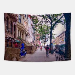 Harlem Street Girl People Manhattan NYC Tapestry