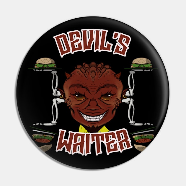 Devil's Waiter Pin by RampArt