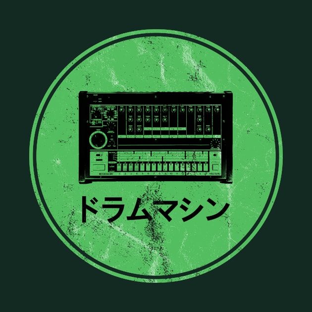 808 Drum Machine Green by Atomic Malibu