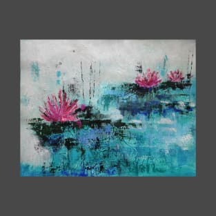 Abstract Water Lily T-Shirt