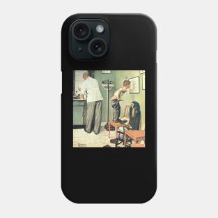 Before The Shot 1958 - Norman Rockwell Phone Case