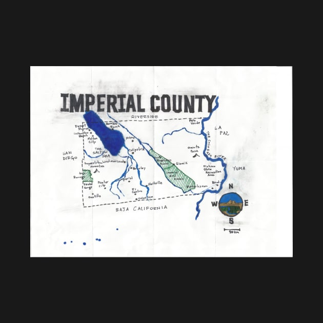 Imperial County by PendersleighAndSonsCartography