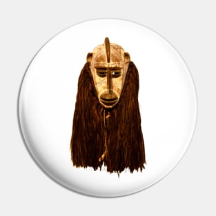 Mask African Pin