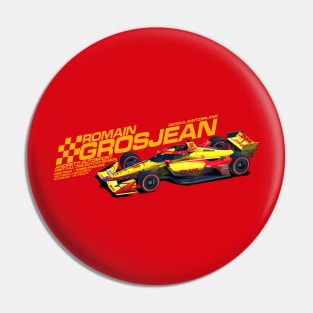 Romain Grosjean 2022 (yellow) Pin