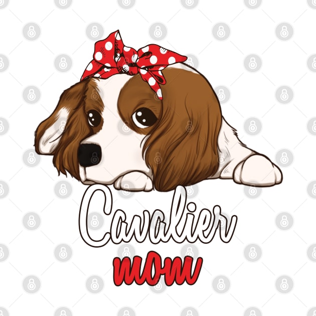 Cavalier King Charles Mom Cartoon by USProudness