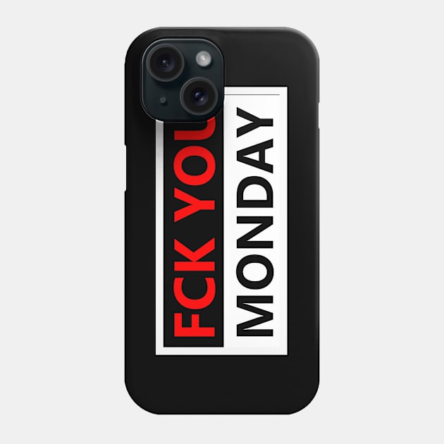 Monday Phone Case by Karpatenwilli