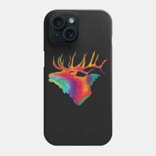 Colorful Elk Painting Phone Case