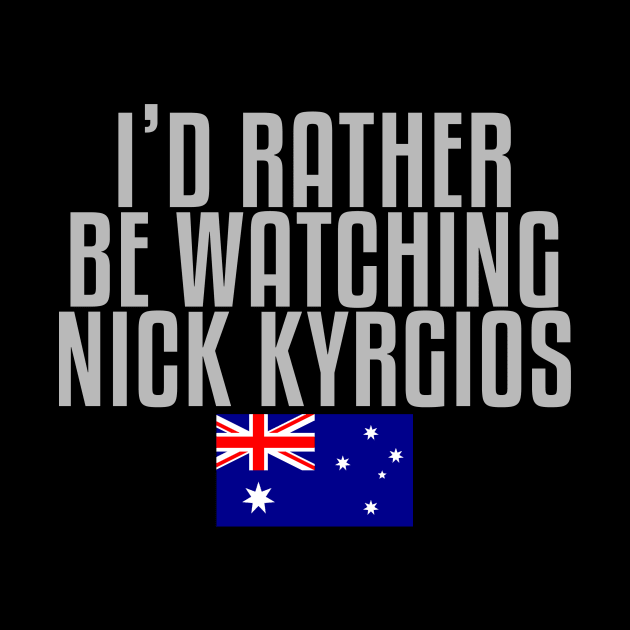 I'd rather be watching Nick Kyrgios by mapreduce