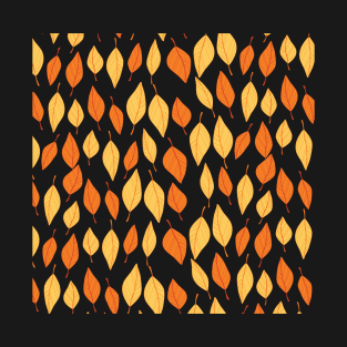 Autumn Leaves Pattern T-Shirt