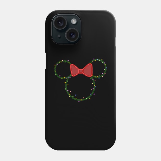 Mickey Wreath Phone Case by Hundred Acre Woods Designs