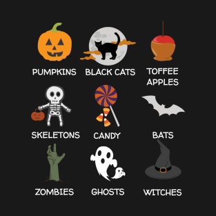 Things I Love About Halloween T-Shirt