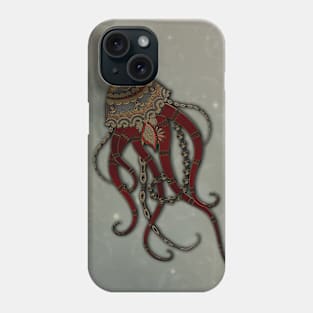 Elegant steampunk jellyfish Phone Case