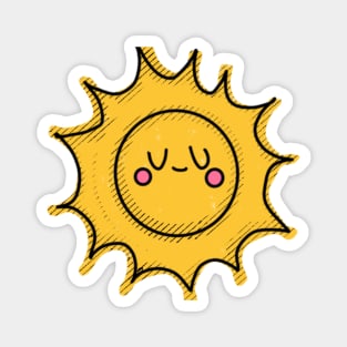 Happy Sun Magnet