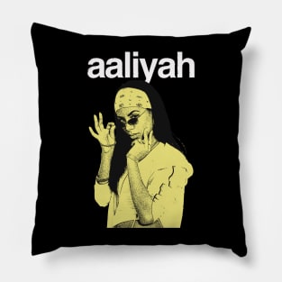 Aaliyah rap 90s Pillow