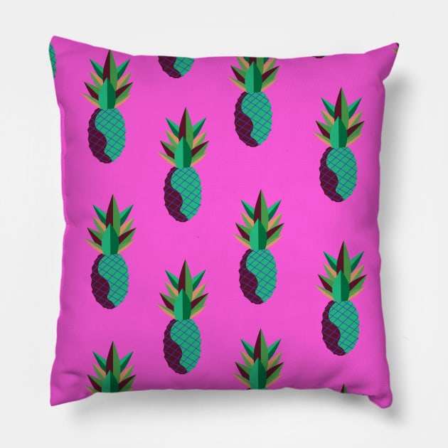 Pineapple pattern Pillow by monika27