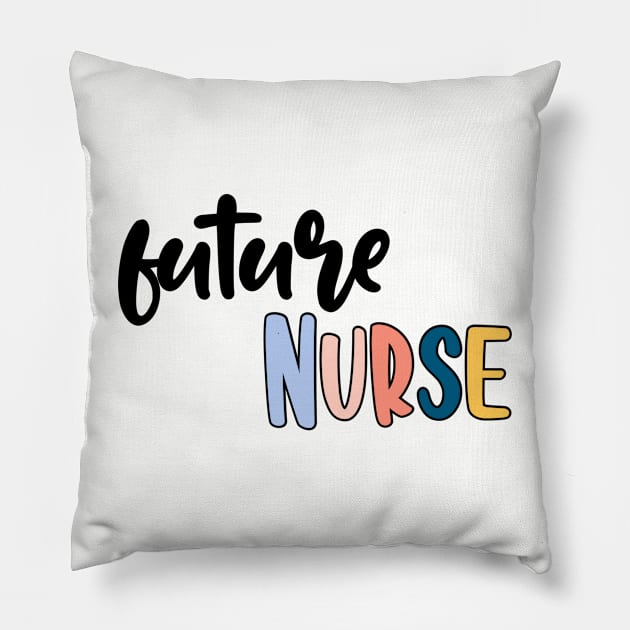 future nurse Pillow by 3rd Gilmore Girl