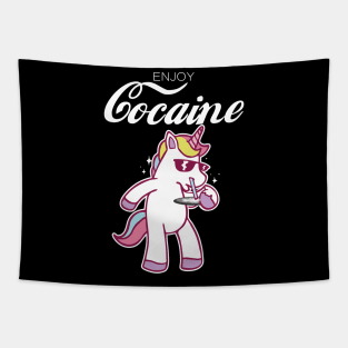 Enjoy Cocaine | Drug Flex Coca | Cocaine cult Tapestry