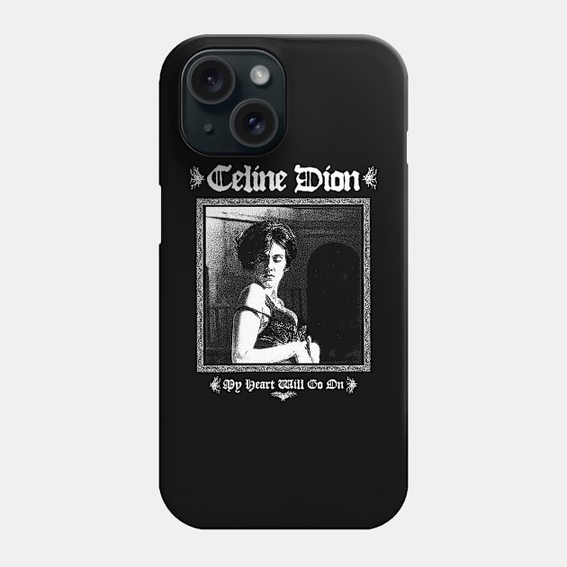 Metal Style Celine Dion Phone Case by theloudandnoisy